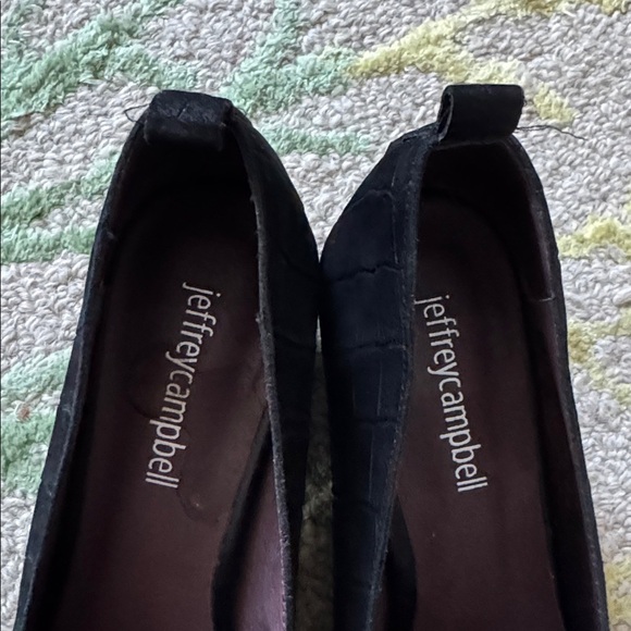 Jeffery Campbell Viona sculptural suede loafers 5.5 - Picture 5 of 8